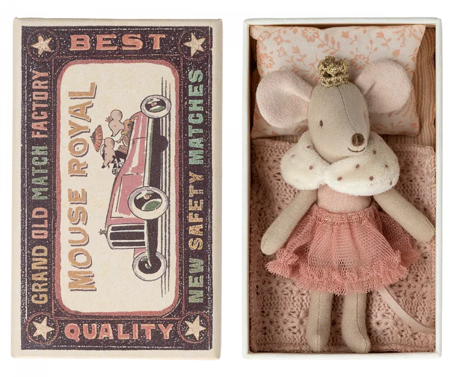 Princess Little Sister, Mouse in Box - Rose
