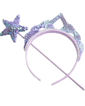 Princess Sparkle Lilac Wand and Tiara Set