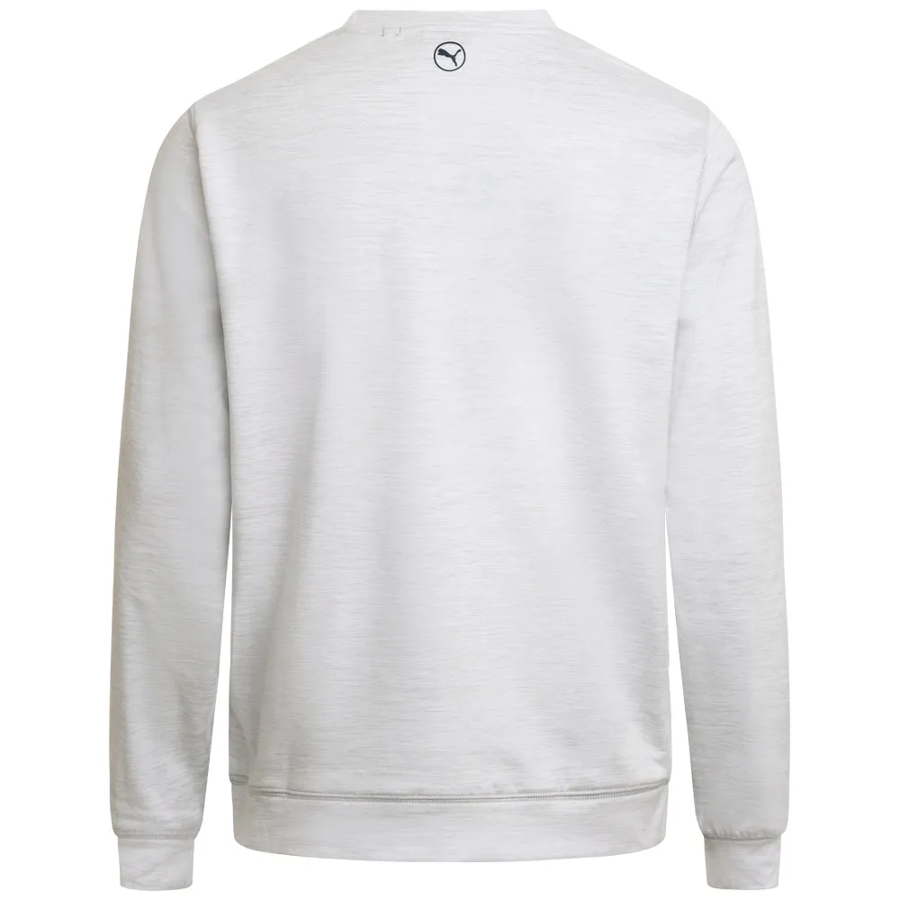 Puma Cloudspun Patch Crewneck Sweater - Ash Gray Heather