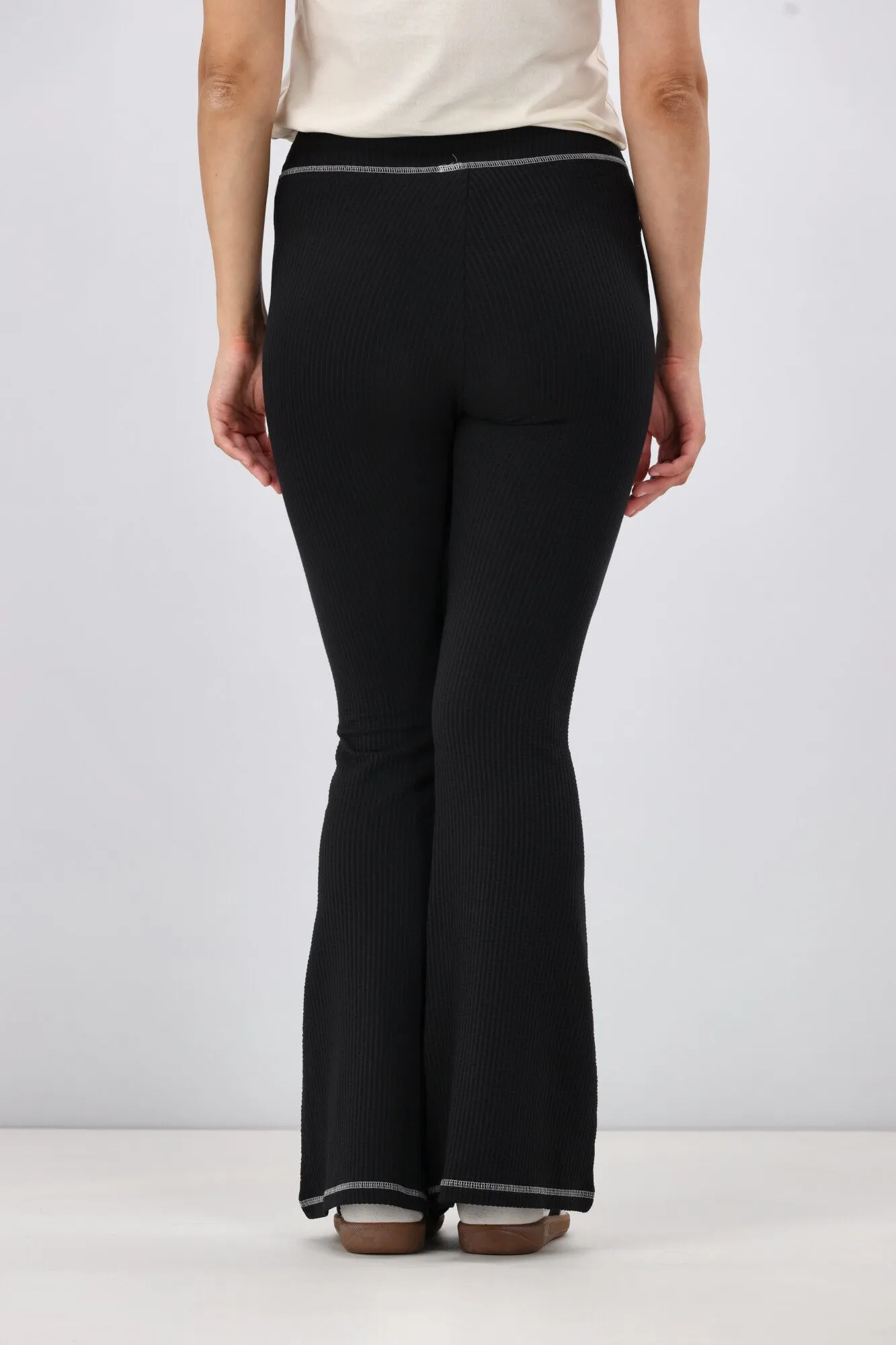Puma DARE TO Textured Flared Leggings Black