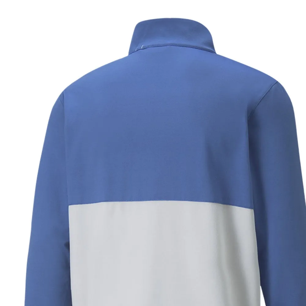 Puma Gamer Colour Block 1/4 Zip Pullover - Bright Cobalt/High Rise