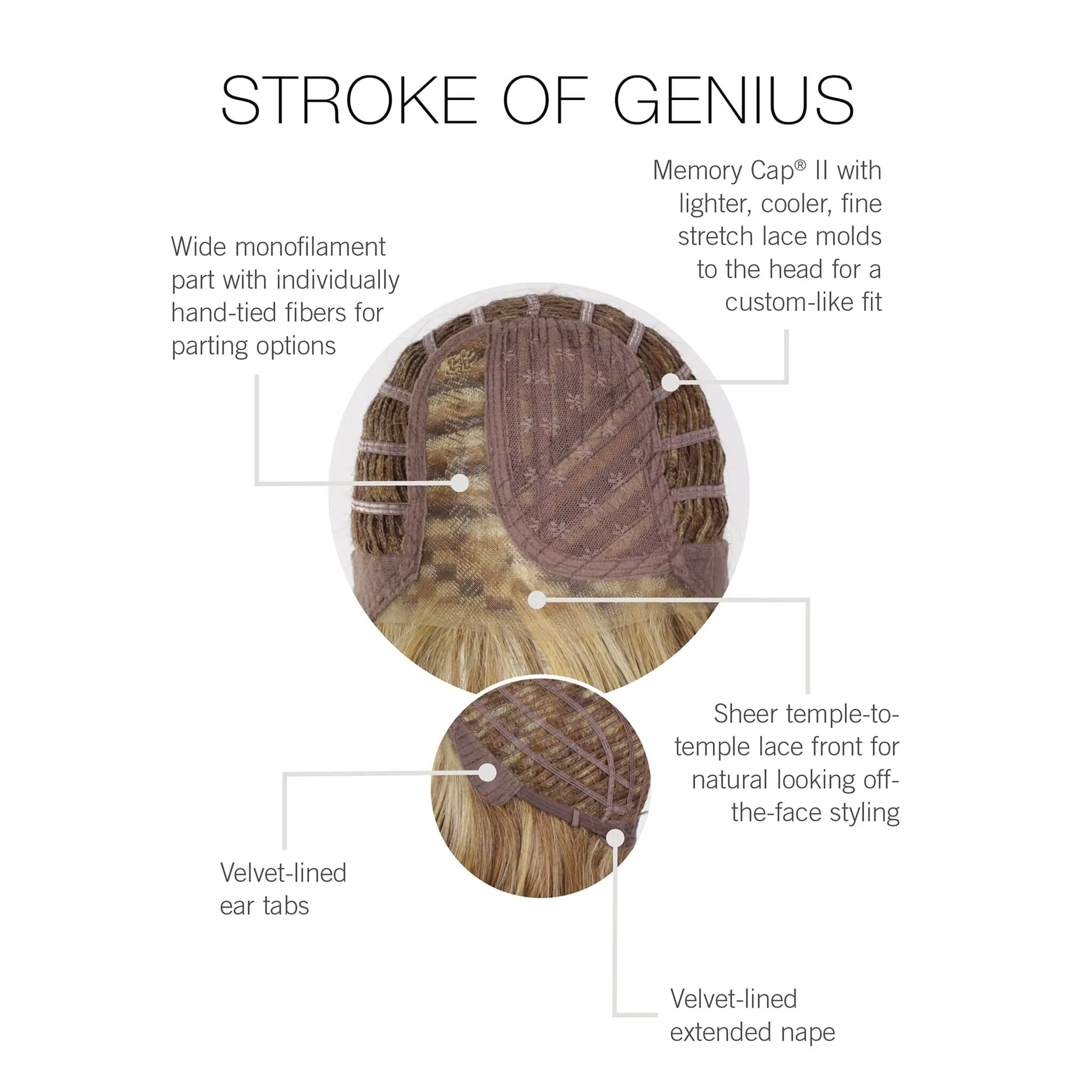 Raquel Welch® Stroke Of Genius Wig