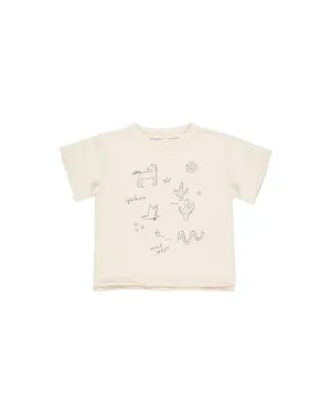 Raw Edge Tee || Wild West
