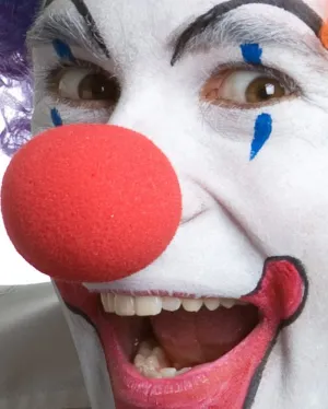 Red Sponge Clown Nose