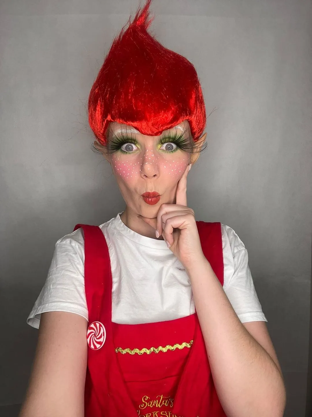 Red Troll Wig