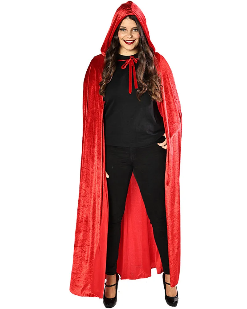 Red Velvet Deluxe Adults Cape