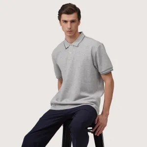 Regatta- Regular Fit Polo Shirt With Contrast Tipping Detail In Honeycomb Pique