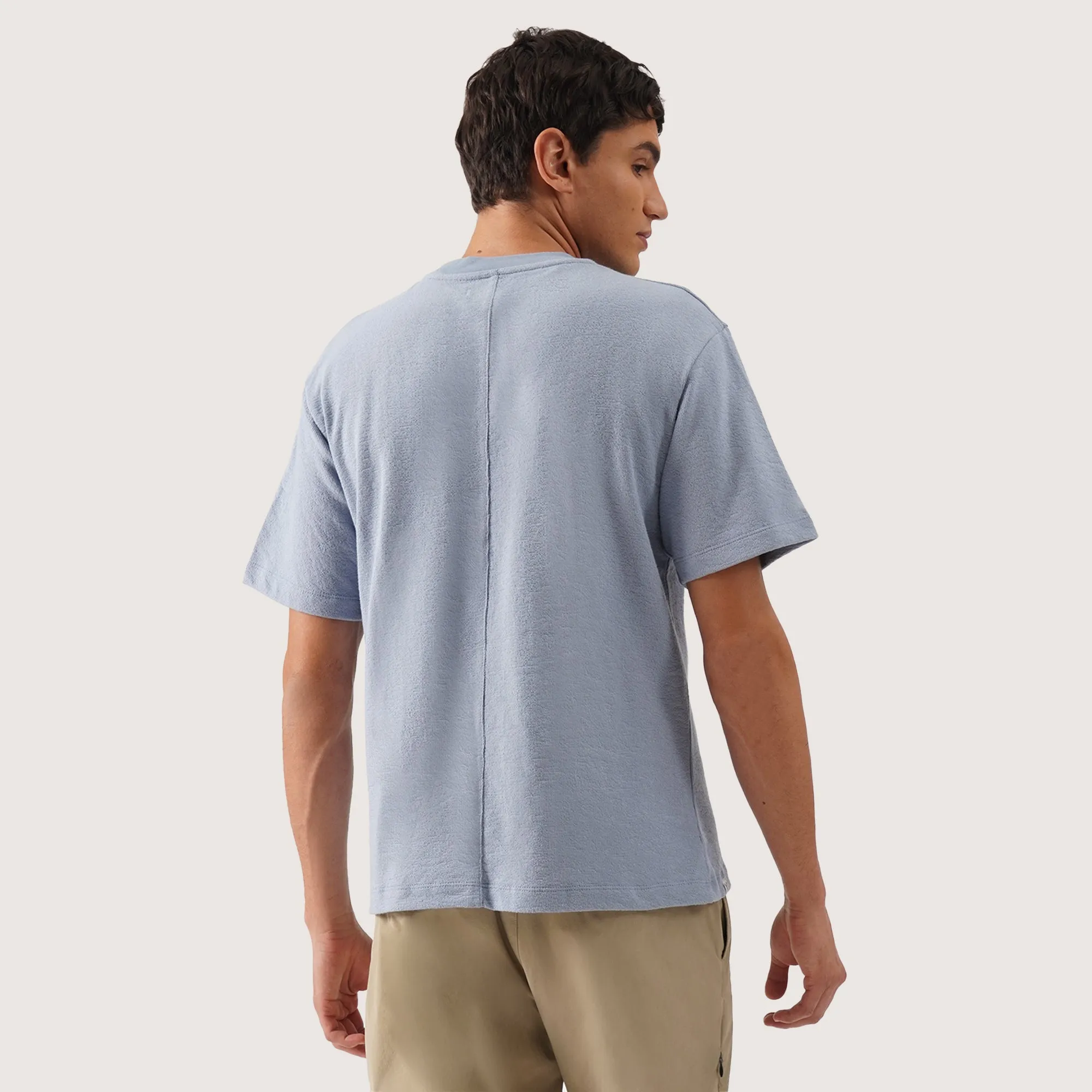 Regatta- Relaxed Fit T-Shirt In Textured Knit With Front Pocket