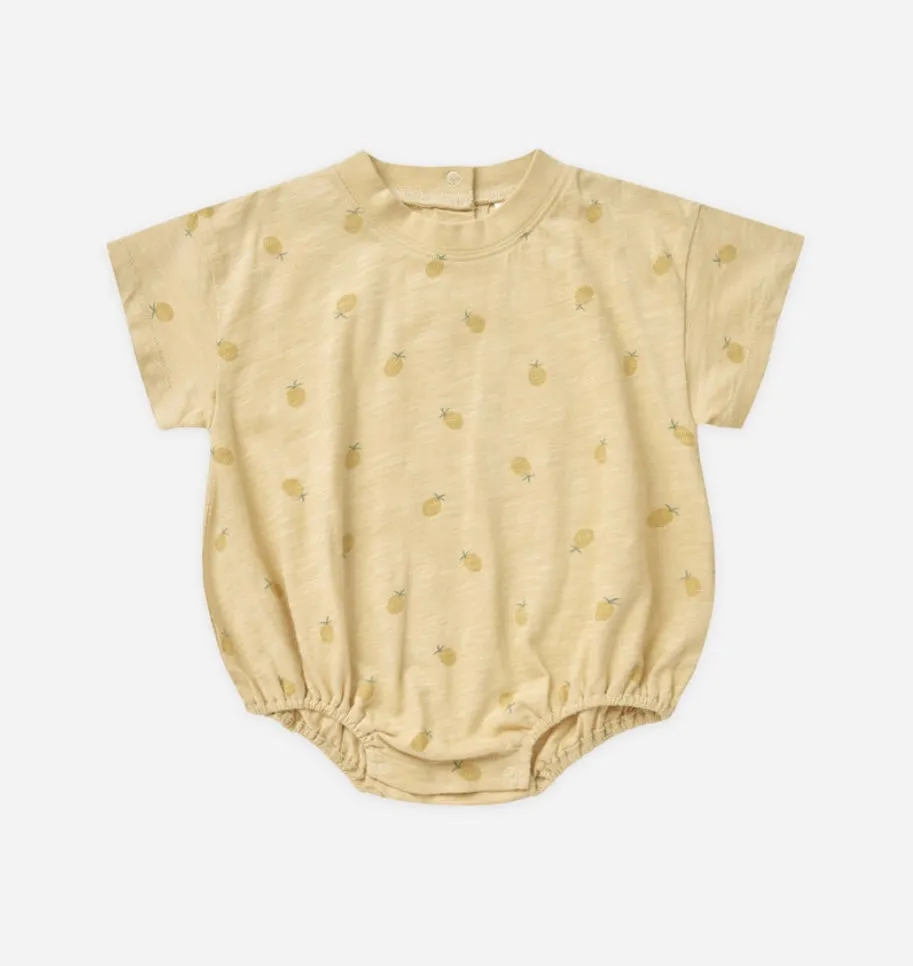 Relaxed Bubble Romper || Pineapple