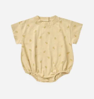 Relaxed Bubble Romper || Pineapple