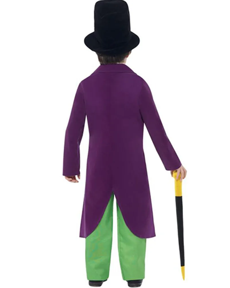 Roald Dahl Willy Wonka Boys Costume