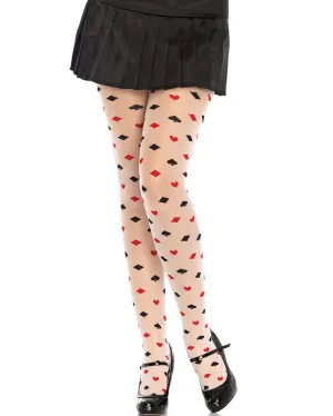 Royal Card Suit Tights