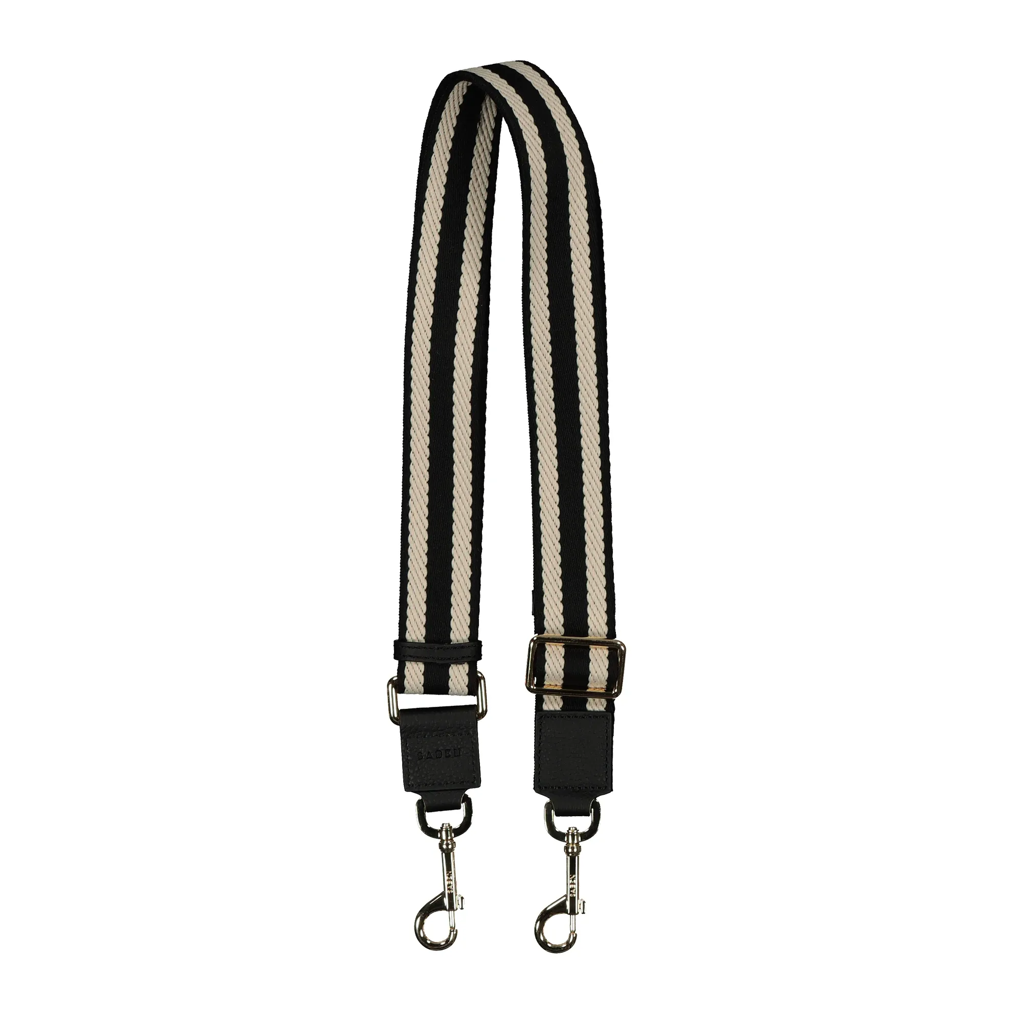 Saben Feature Strap Webbing Black White