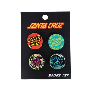 Santa Cruz - Multi Logo Badge Set