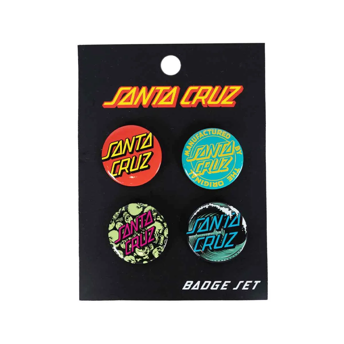 Santa Cruz - Multi Logo Badge Set