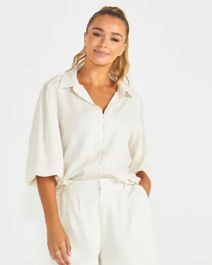 Sass Harley Blouse Oatmeal