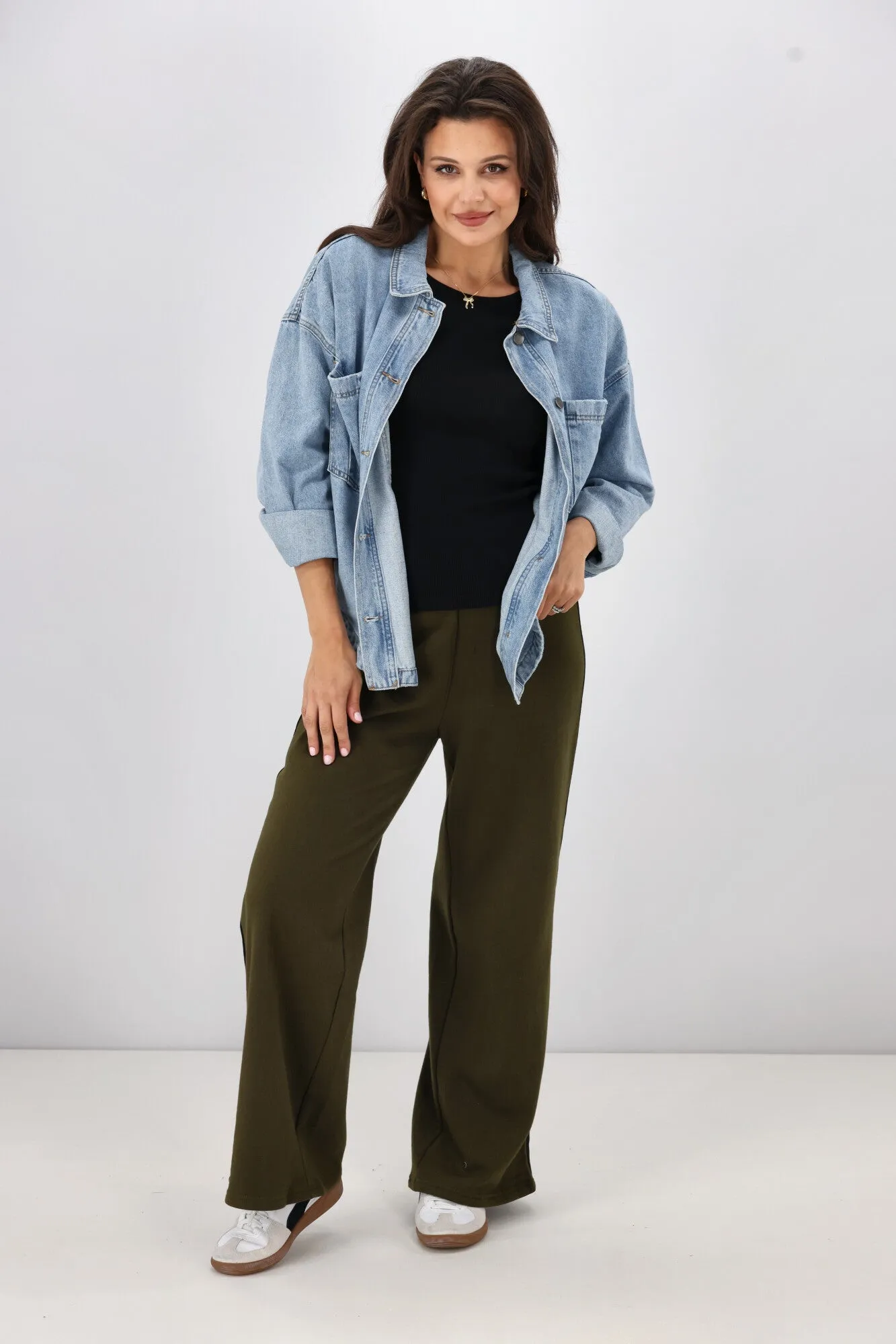 Shine On Essentials Rib Long Sleeve Black