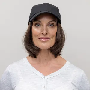 Shorty Wig with Black Hat