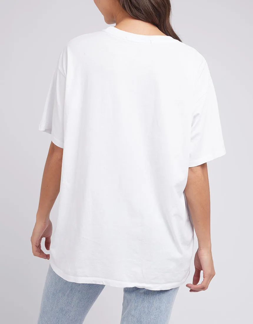 Silent Theory Basic Oversized Tee White