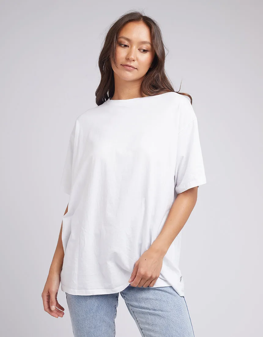 Silent Theory Basic Oversized Tee White