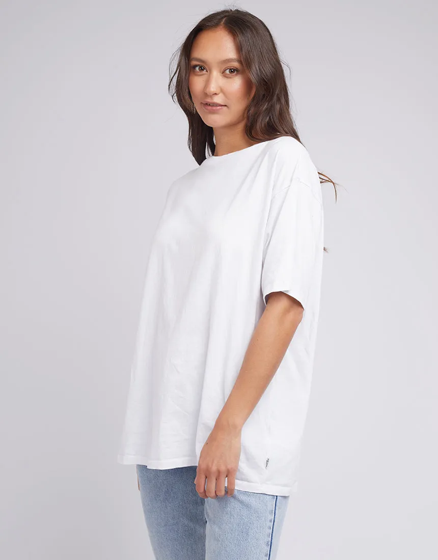 Silent Theory Basic Oversized Tee White