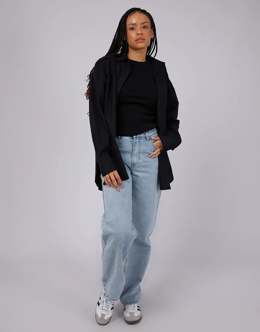 Silent Theory Hemp Shirt Black