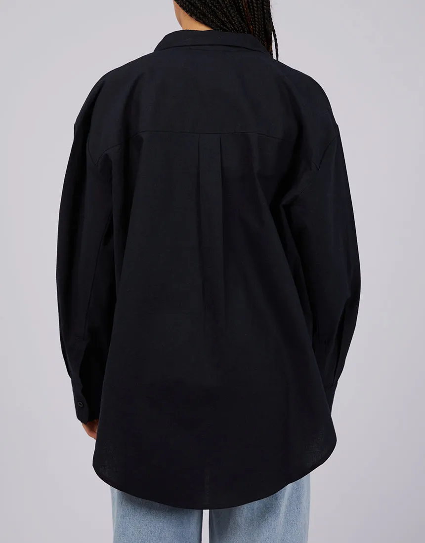 Silent Theory Hemp Shirt Black