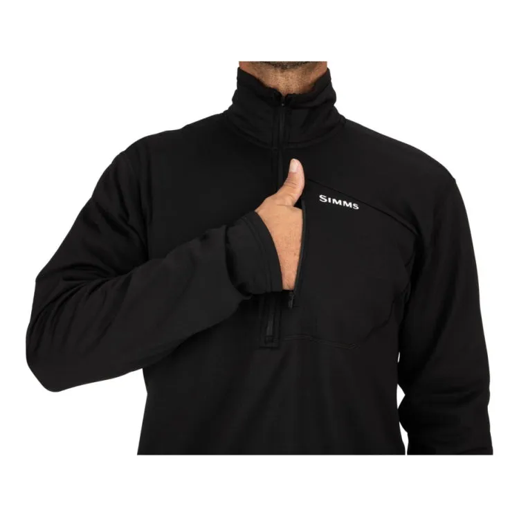 Simms Thermal 1/4 Zip Top - Black