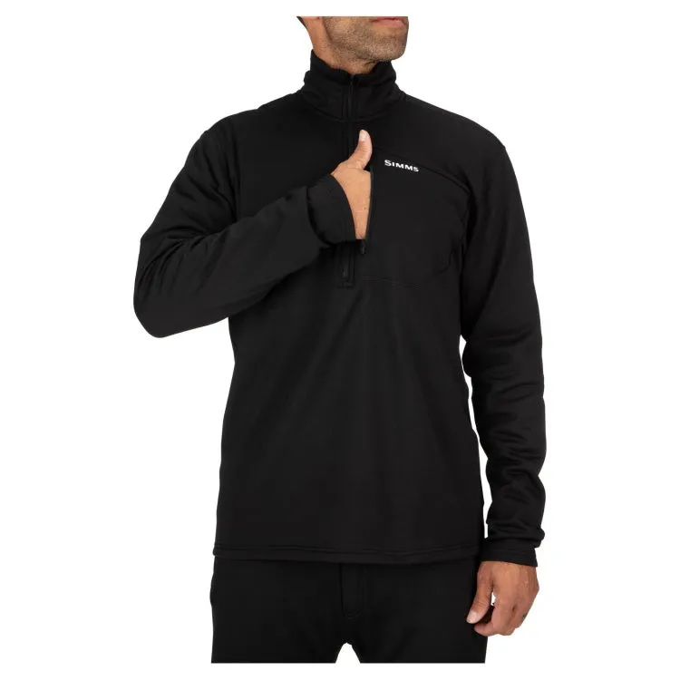 Simms Thermal 1/4 Zip Top - Black