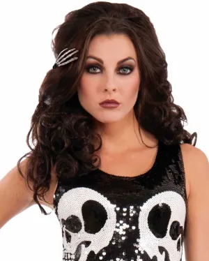 Skeleton Hand Hair Clips Set