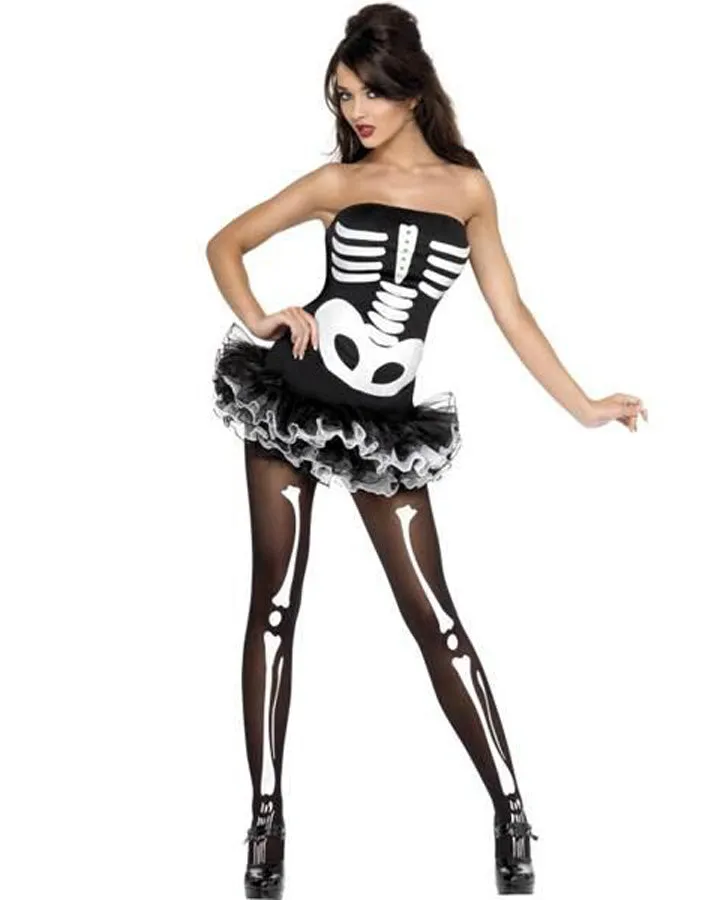 Skeleton Womens Costume