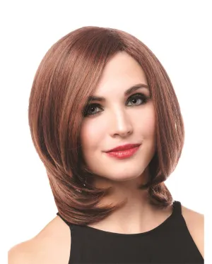 Sleek Auburn Bob Wig