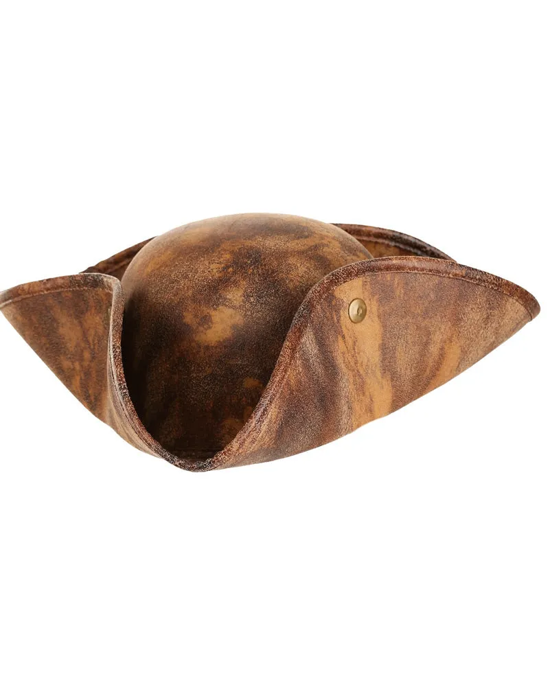 Snap Brim Pirate Deluxe Hat and Headscarf