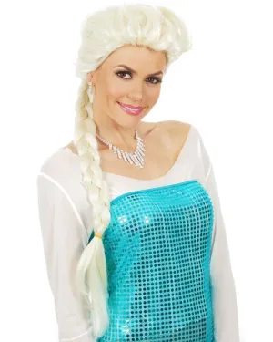 Snow Queen Ponytail Platinum Blonde Wig