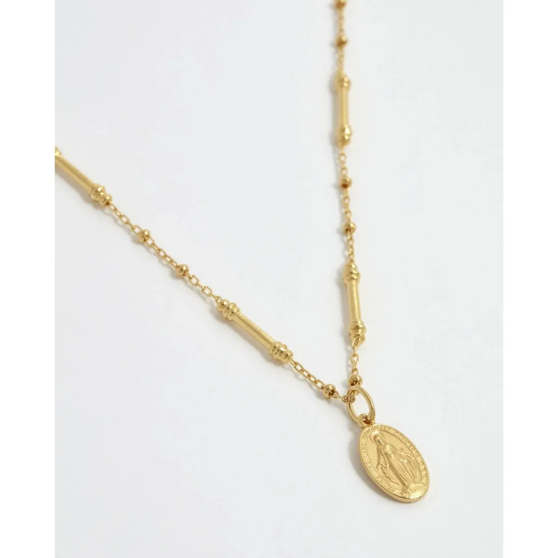 Soru Hand Made 18ct Gold Plated Solid Silver Pellegrino Necklace