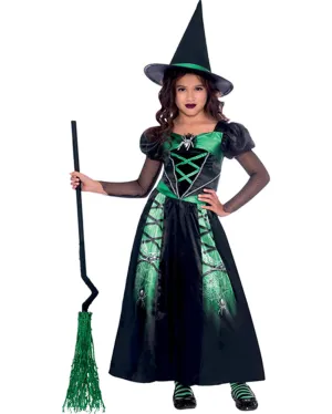 Spider Witch Girls Costume