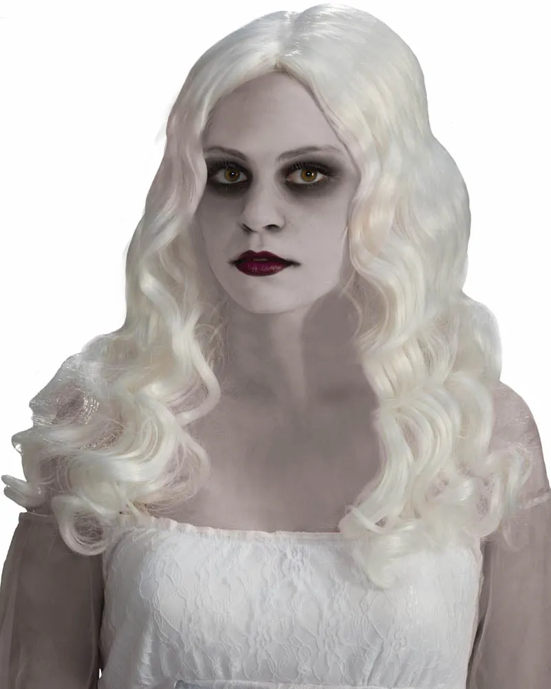 Spirited Long White Wig