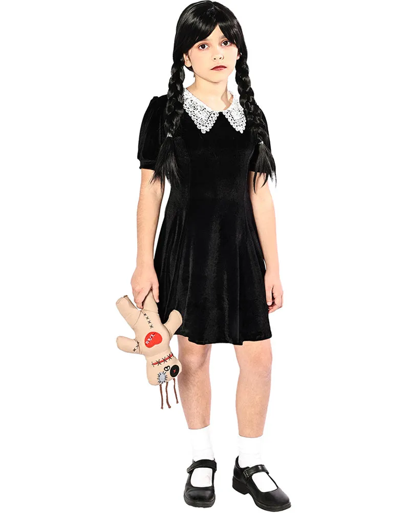 Spooky Goth Girl Deluxe Kids Costume