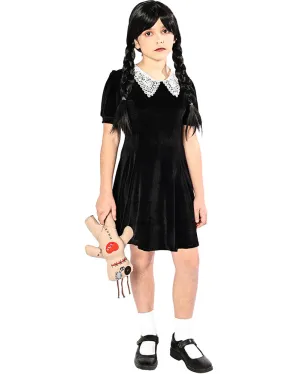 Spooky Goth Girl Deluxe Kids Costume