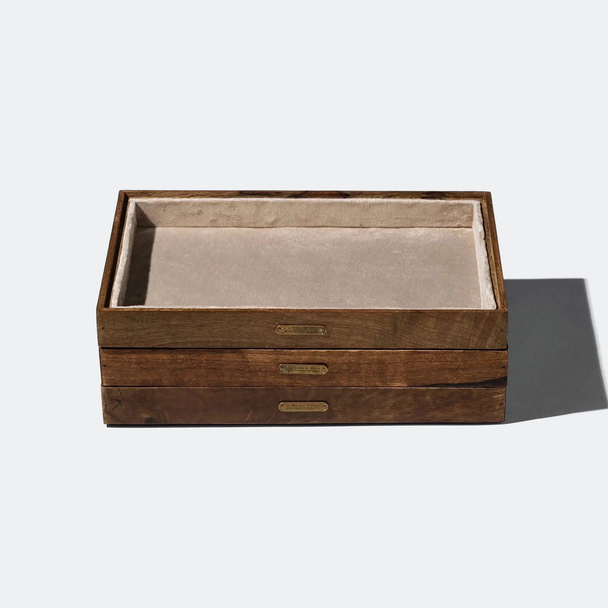 Stackable Jewellery Tray - Beige