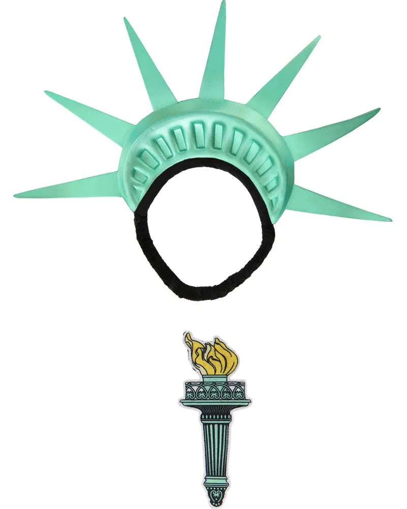 Statue of Liberty Headband and Torch Set