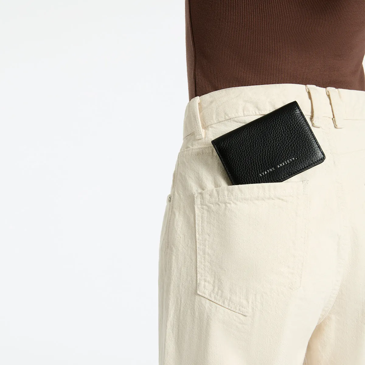 Status Anxiety Easy Does It Wallet Black