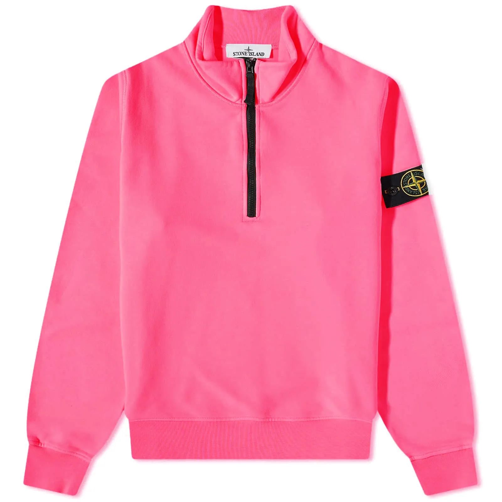 Stone Island Pink Zip Sweatshirt