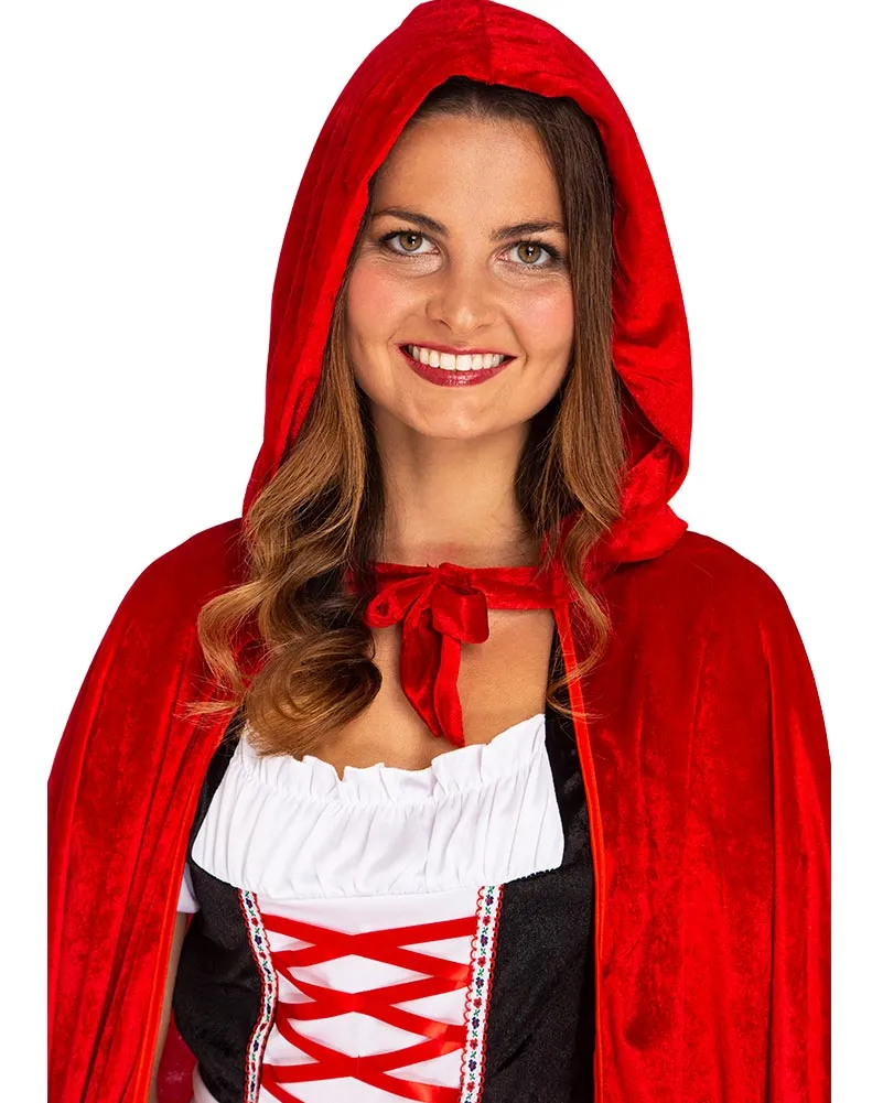 Storybook Red Riding Hood Deluxe Womens Cape