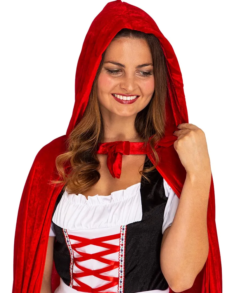 Storybook Red Riding Hood Deluxe Womens Cape