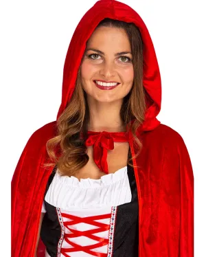 Storybook Red Riding Hood Deluxe Womens Cape