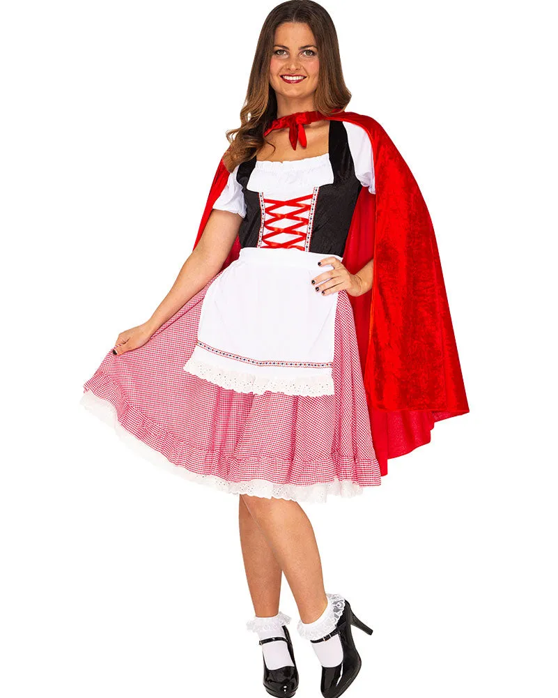 Storybook Red Riding Hood Deluxe Womens Plus Size Costume