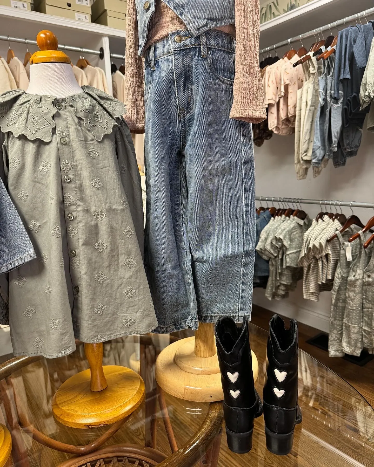 Straight Leg Pant || Light Washed Denim