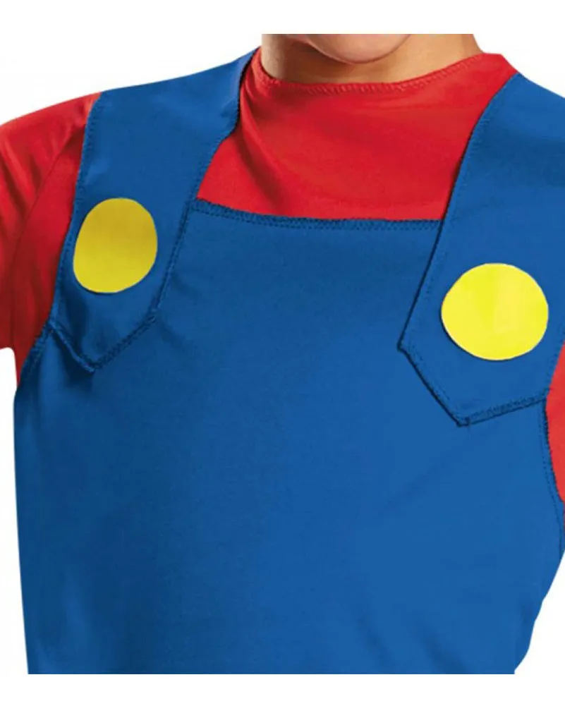 Super Mario Brothers Mario Classic Boys Costume