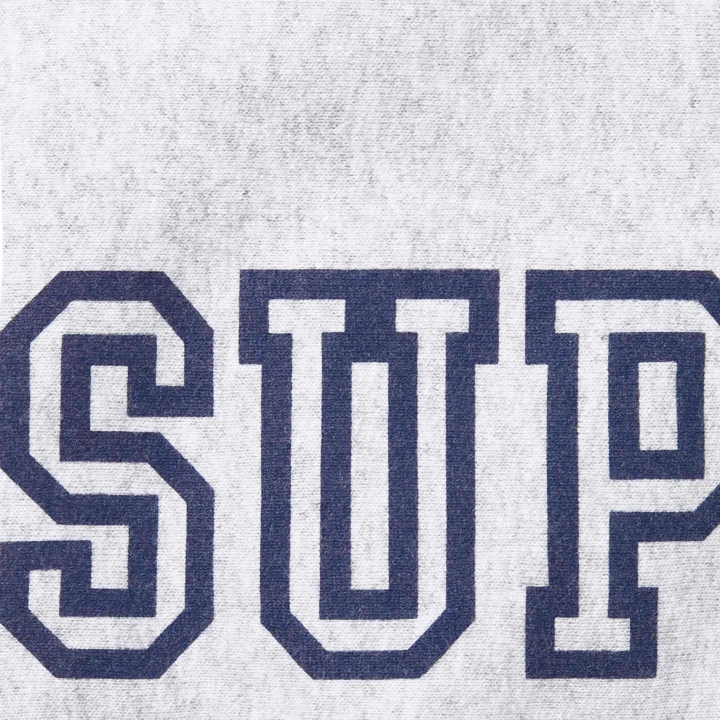 Supreme Grey Logo Hoodie